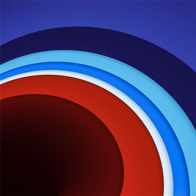 blue lines circle 8k iPad Air wallpaper 