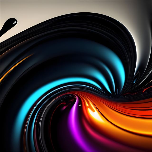 abstract fractal swing 8k iPad Air wallpaper 