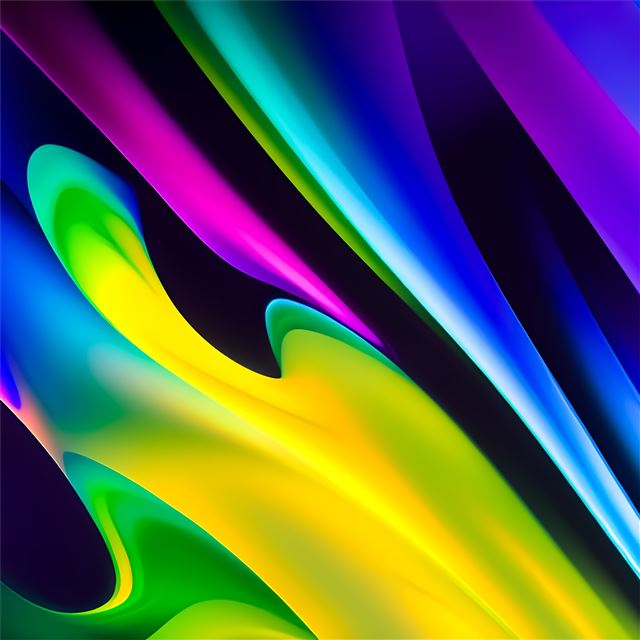bright contrast colors abstract 8k iPad Air wallpaper 