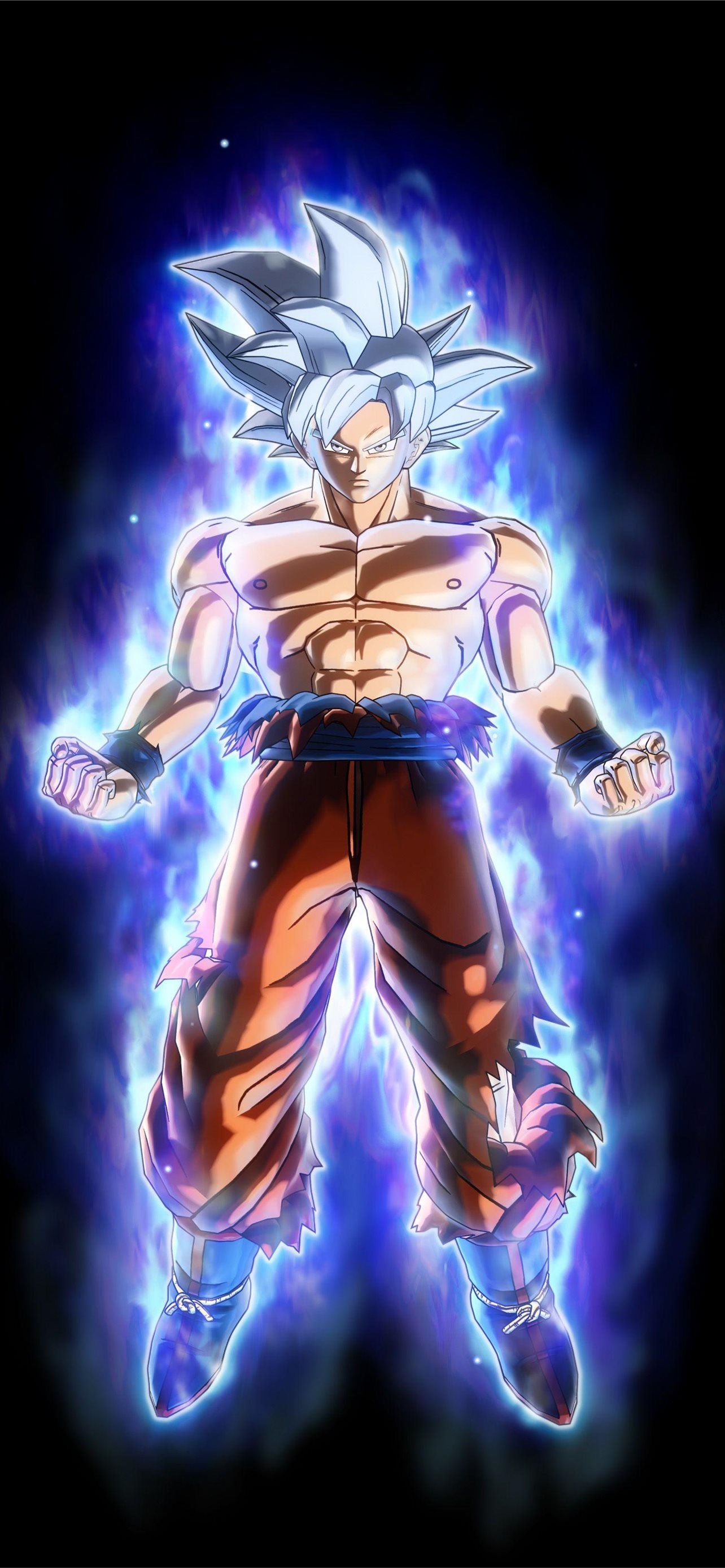 Goku Ultra Instinct Full Body Cave iPhone Wallpapers Free Download