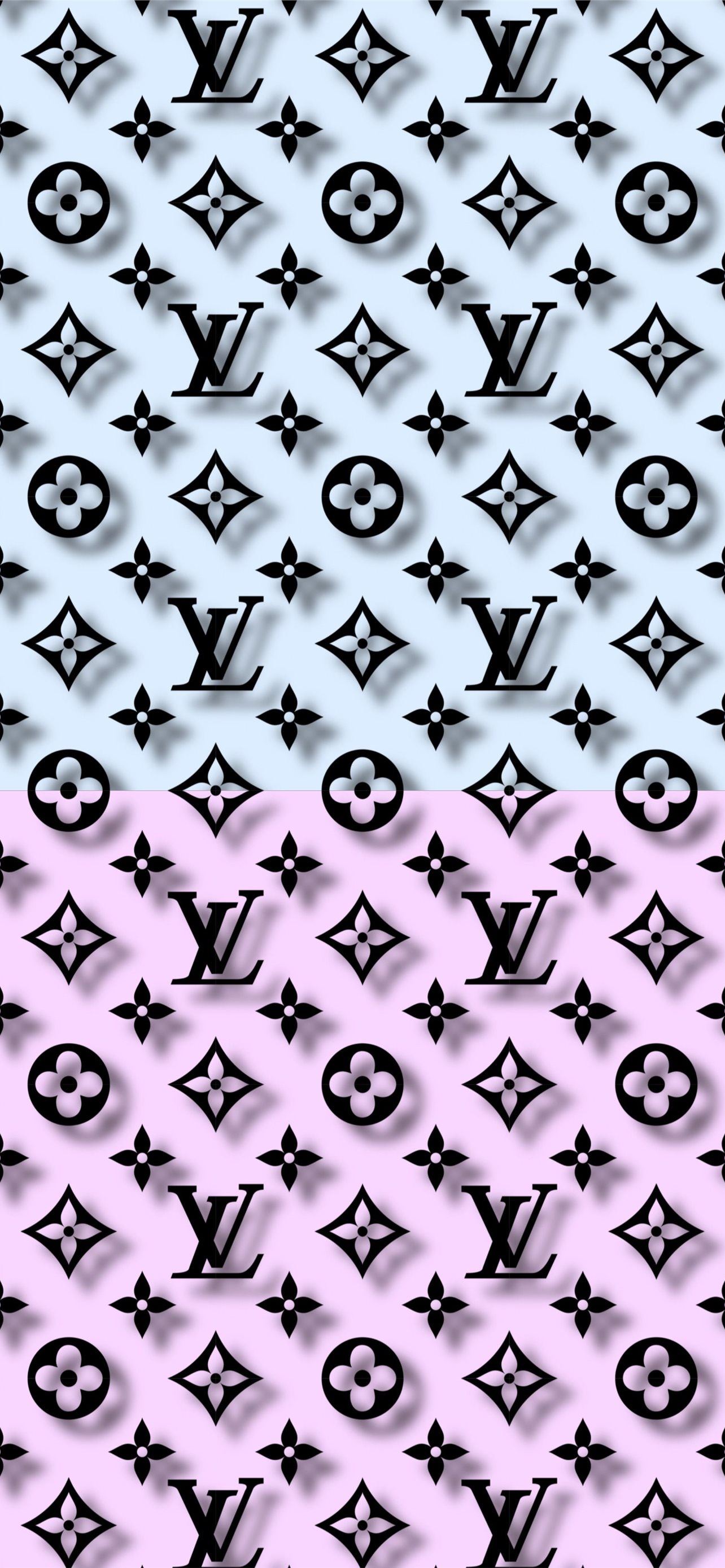 Download Louis Vuitton Phone Glossy Pattern Wallpaper