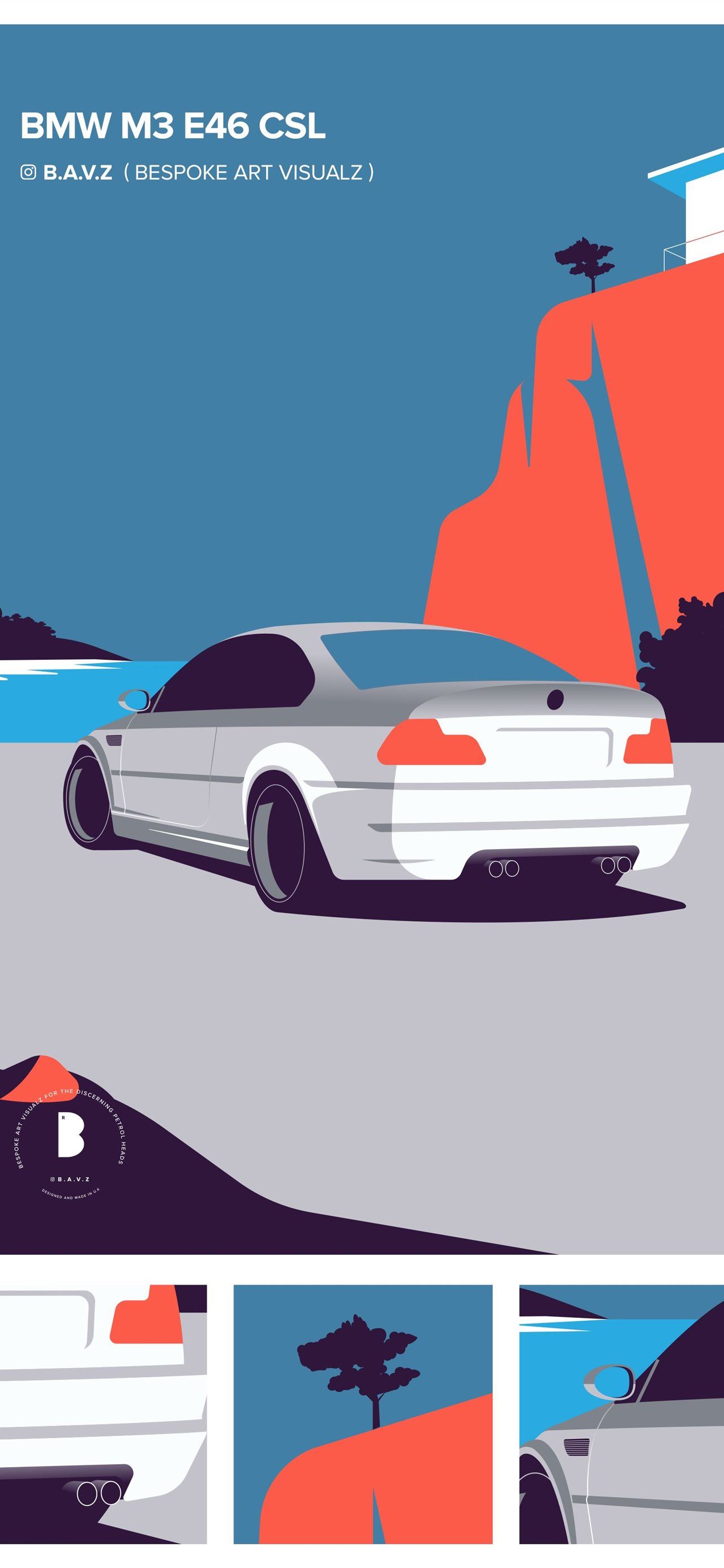 bmw e46 m3 gtr iPhone Wallpapers Free Download