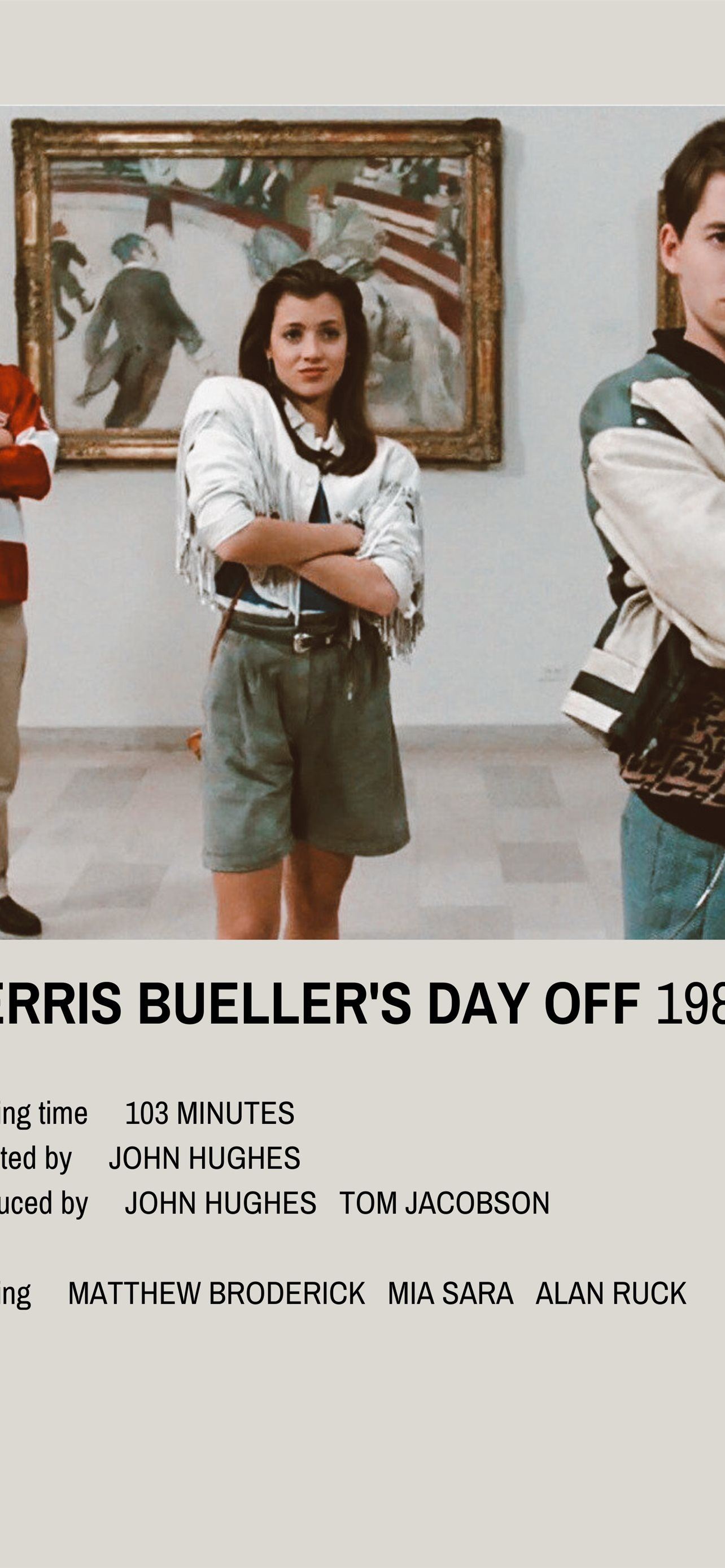 Ferris Buellers Day Off HD Wallpapers and Backgrounds
