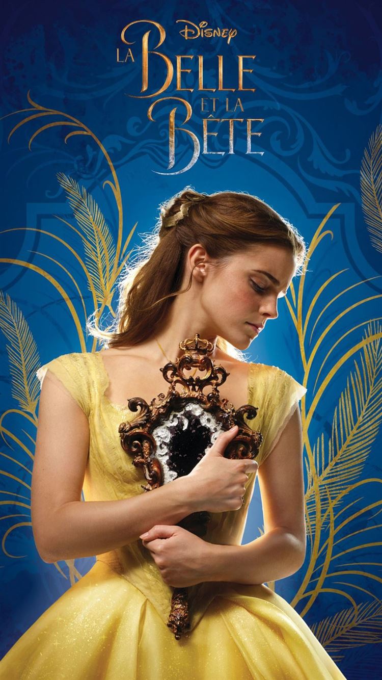 Beauty And The Beast Emma Watson Film Poster Iphone 8 Wallpaper