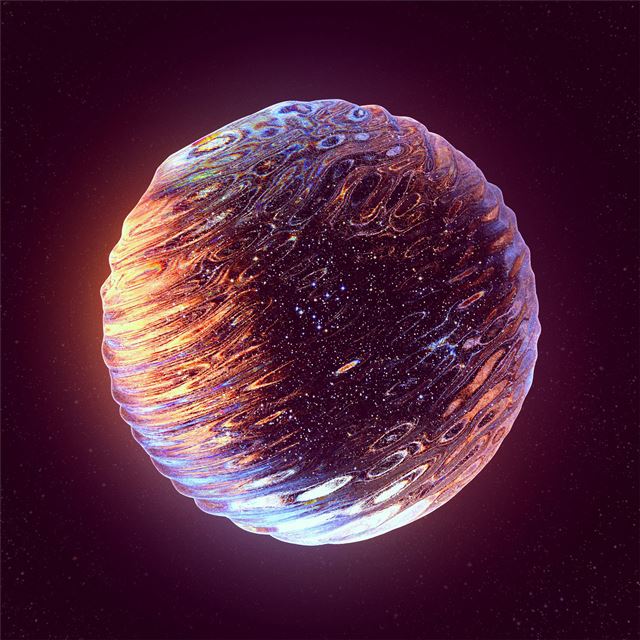 2048x2048 space honey abstract 4k -  iPad Air Wallpaper