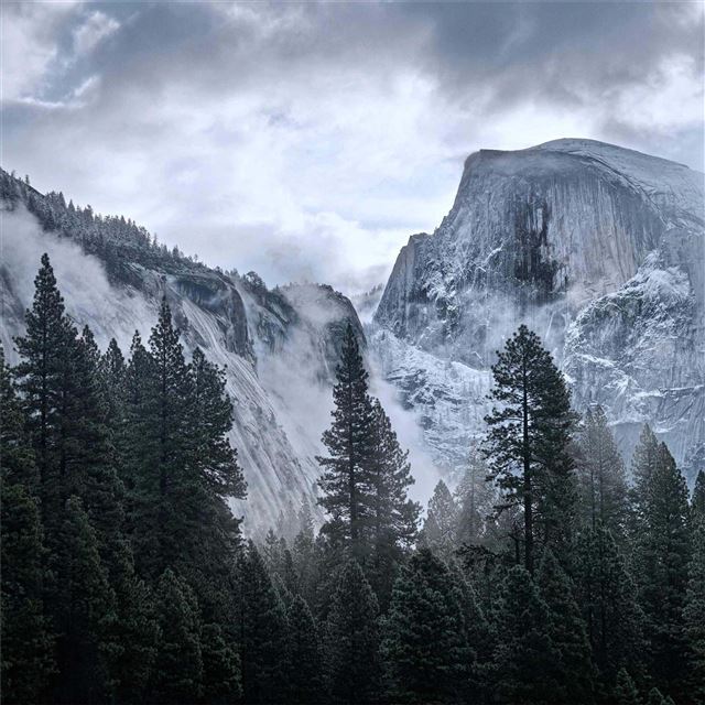 2048x2048 4k yosemite mountains - yosemite iPad Air Wallpaper