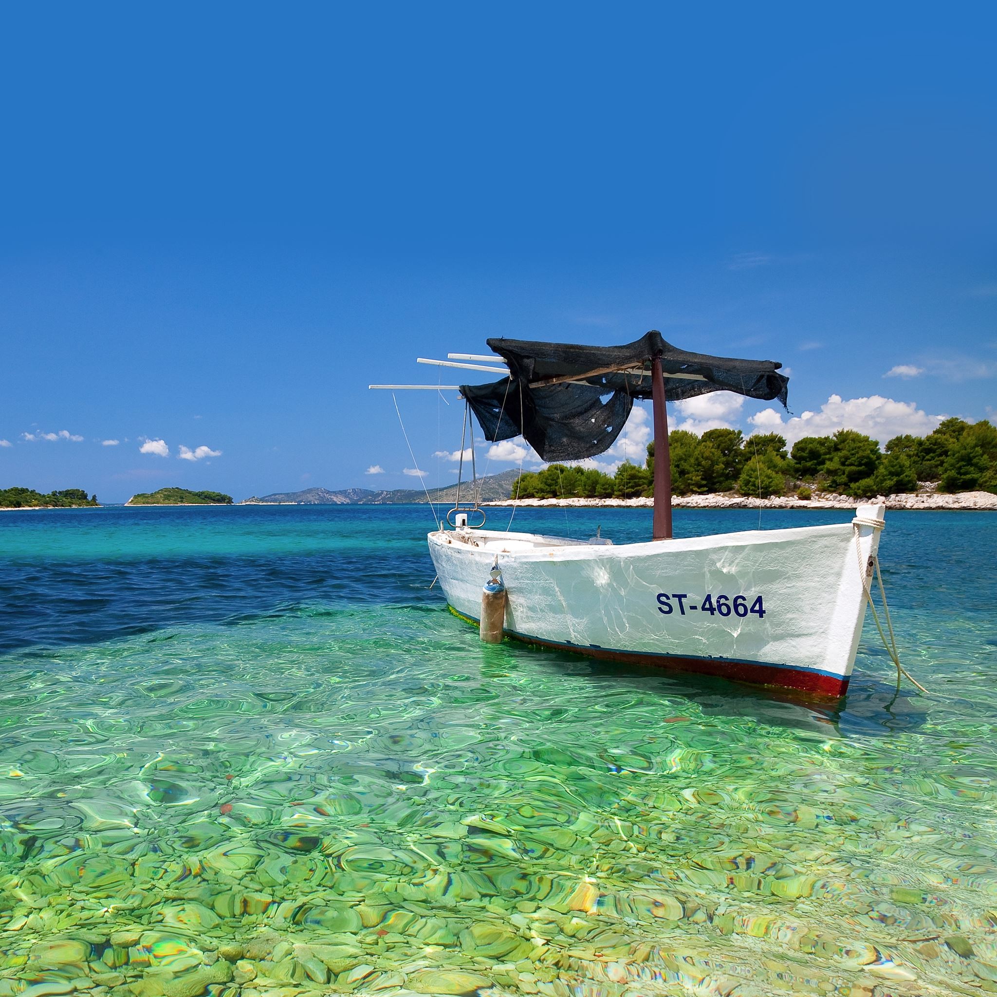 Croatian Boat iPad Air wallpaper 