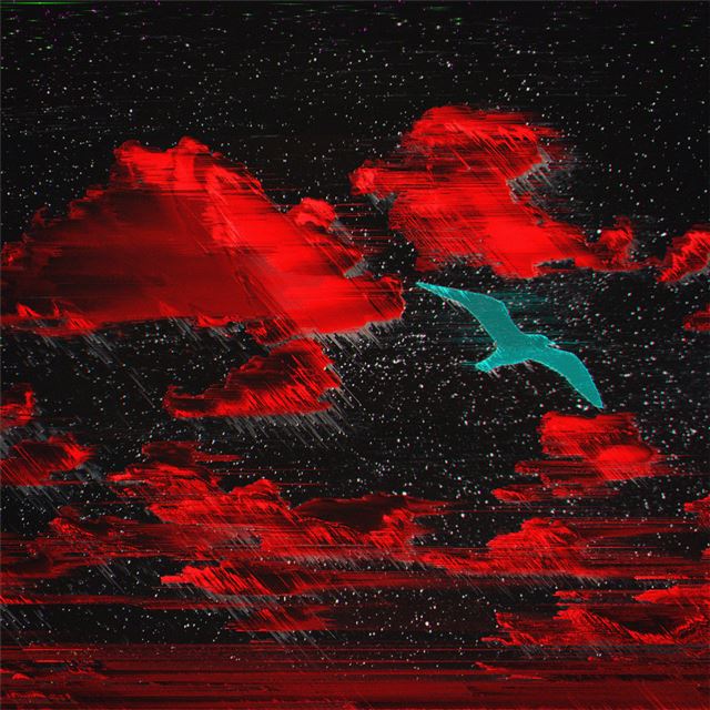 2048x2048 glitch art 4k - digital art iPad Air Wallpaper