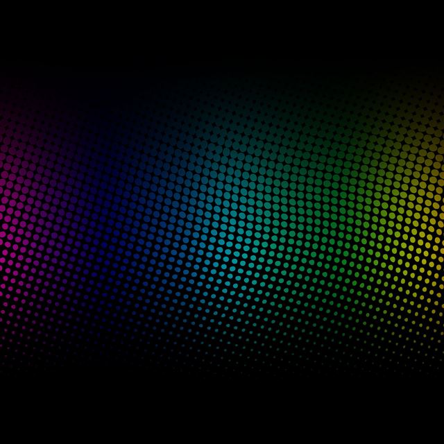 2048x2048 Rainbow Dotted pattern - purple iPad Air Wallpaper