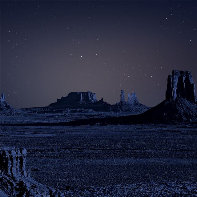 2048x2048 night space stars 4k - deviantart iPad Air Wallpaper