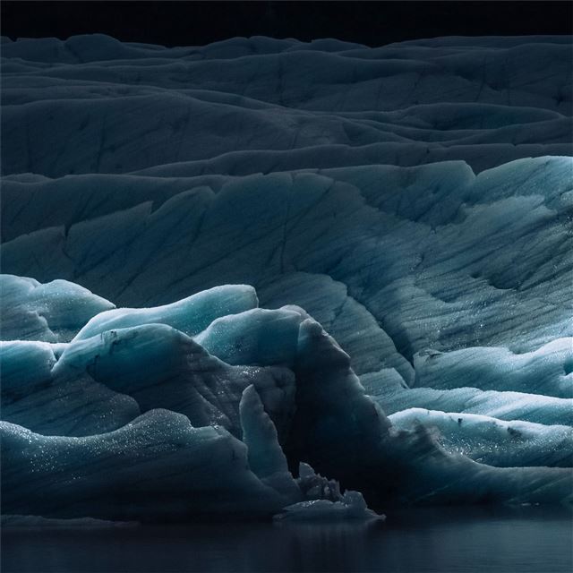 2048x2048 cold night - iceland iPad Air Wallpaper