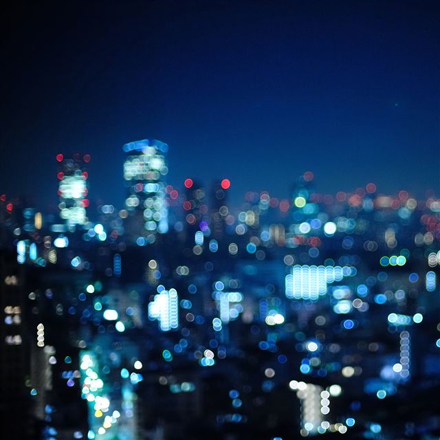 2048x2048 Tokyo Japan bokeh city - bokeh iPad Air Wallpaper