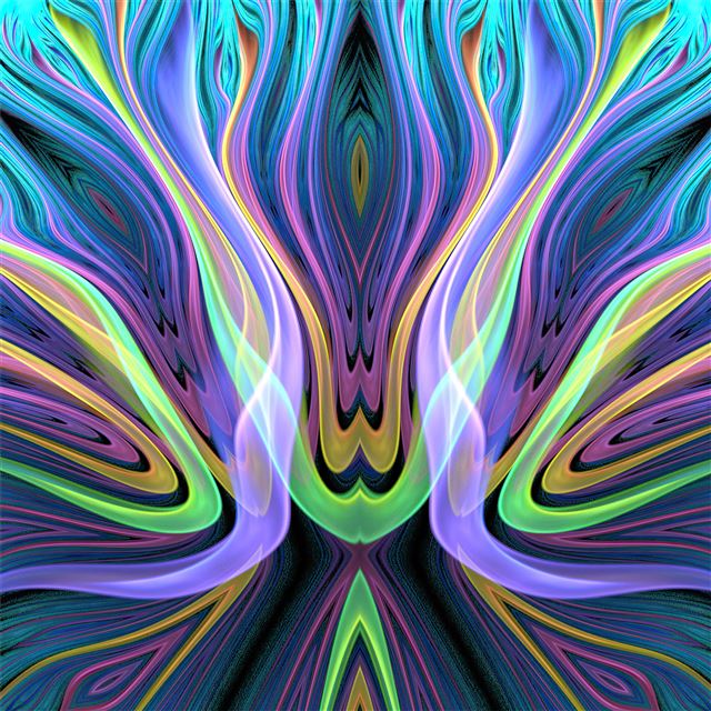 2048x2048 abstract artistic pattern 4k - artwork iPad Air Wallpaper