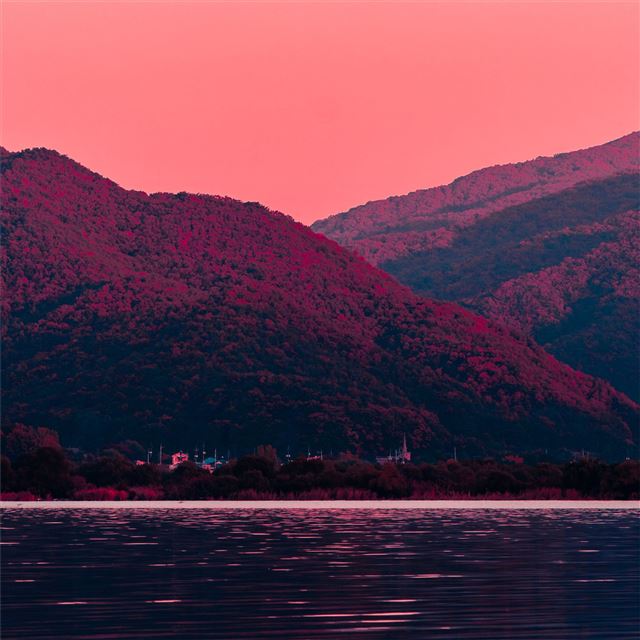 2048x2048 autumn landscape 4k - landscape iPad Air Wallpaper
