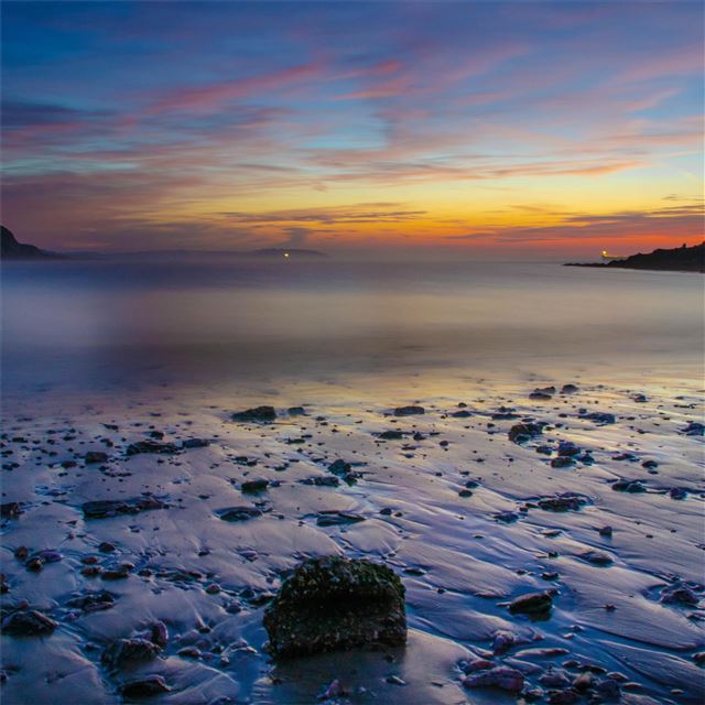 2048x2048 beach sea shore 5k - shore iPad Air Wallpaper
