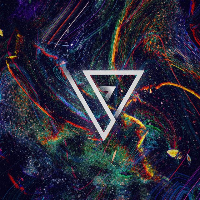 2048x2048 deluxe abstract llustration - triangle iPad Air Wallpaper