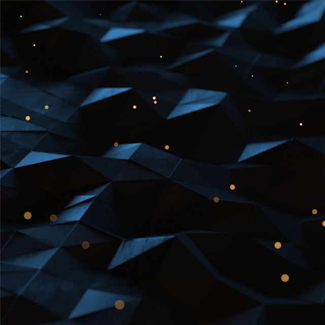 2048x2048 polygon art geometry blue abstract 4k - geometry iPad Air Wallpaper