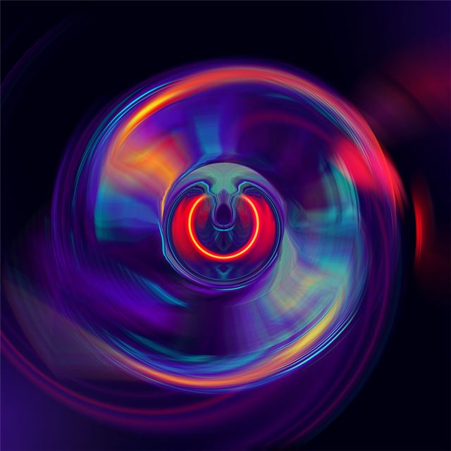 2048x2048 5k abstract vector art - deviantart iPad Air Wallpaper