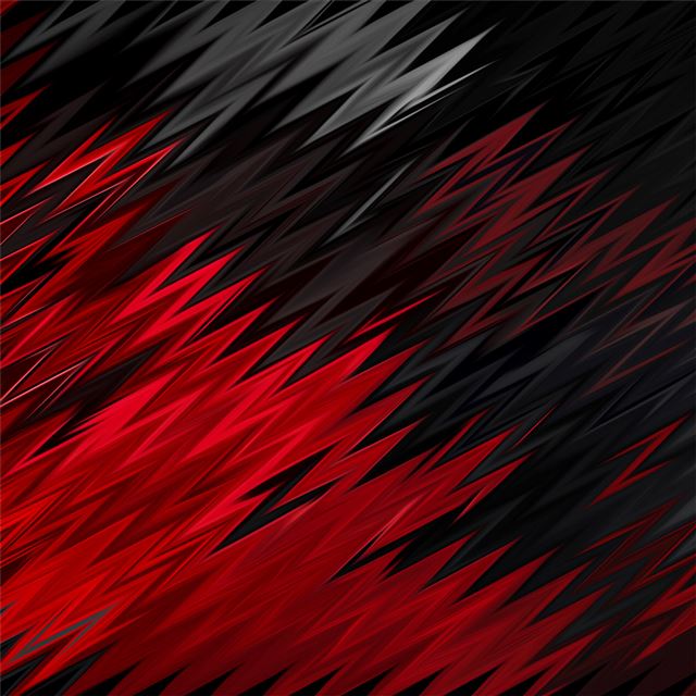 2048x2048 red black sharp shapes -  iPad Air Wallpaper