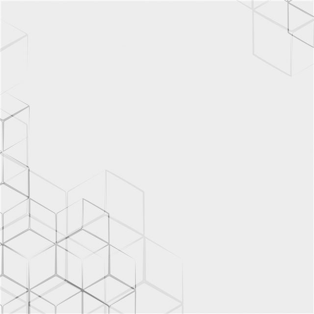 2048x2048 white cube pattern 4k -  iPad Air Wallpaper