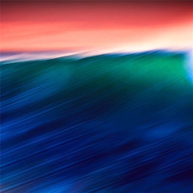 2048x2048 waves abstract 5k - deviantart iPad Air Wallpaper