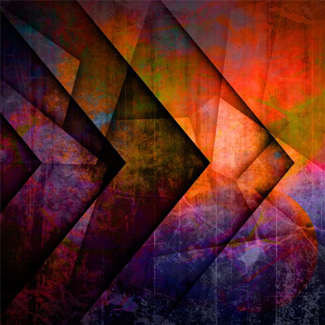 2048x2048 abstract red woofle 4k - artist iPad Air Wallpaper
