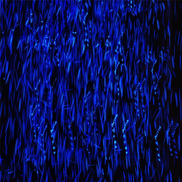2048x2048 abstract blue lights 4k - blue iPad Air Wallpaper