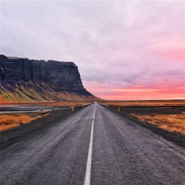 2048x2048 open road sky 5k - road iPad Air Wallpaper