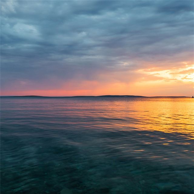 2048x2048 silent lake 4k - lake iPad Air Wallpaper