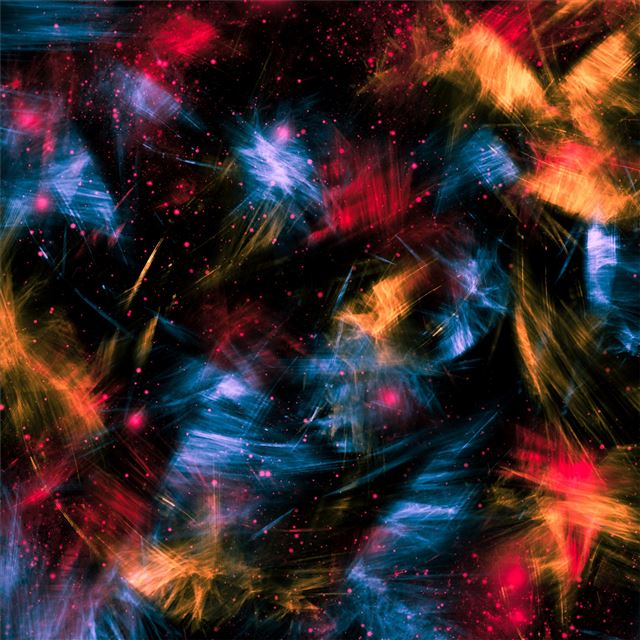 2048x2048 colour flowers splashes abstract 4k - artist iPad Air Wallpaper