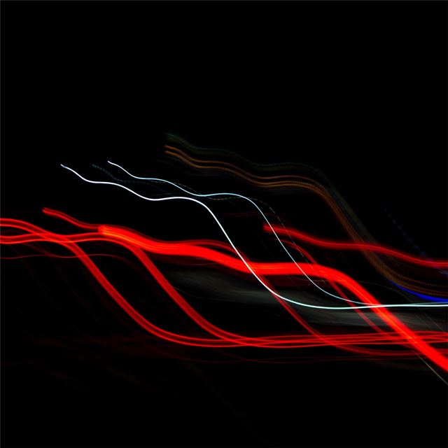 2048x2048 red white light streaks 5k - artwork iPad Air Wallpaper