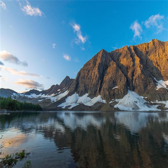 2048x2048 floe lake at sunrise british columbia 5k - lake iPad Air Wallpaper