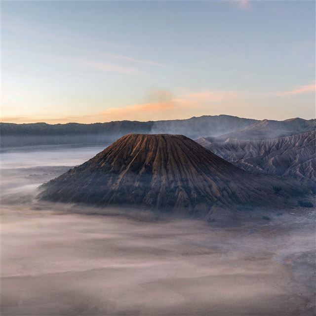 2048x2048 volcano 4k - volcano iPad Air Wallpaper
