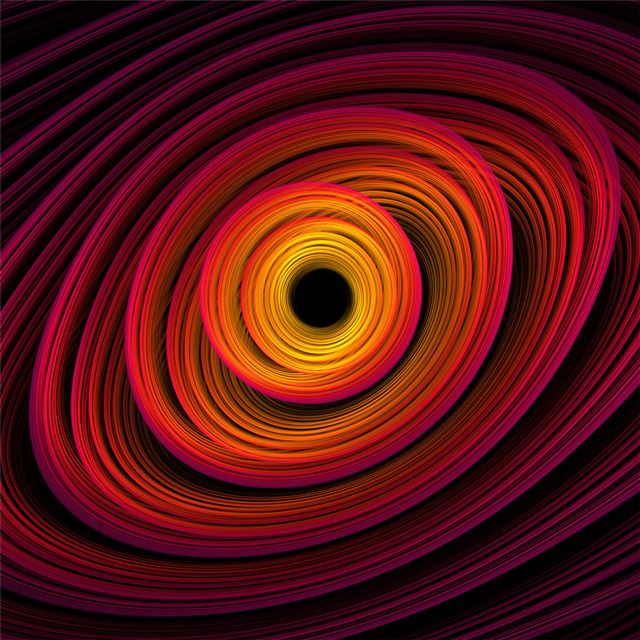 2048x2048 abstract circle fractal 4k - fractal iPad Air Wallpaper