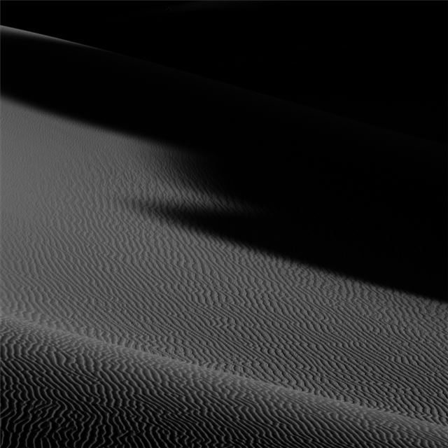 2048x2048 sahara desert night time 4k - black and white iPad Air Wallpaper