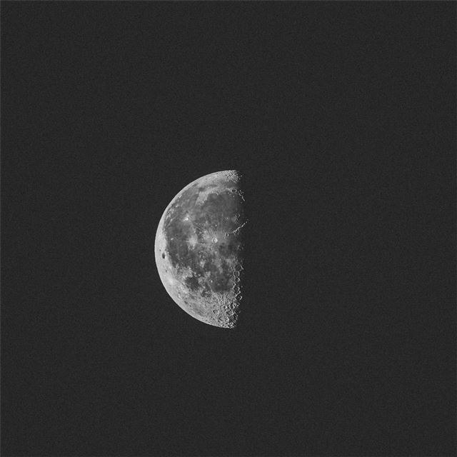 2048x2048 dark night moon - moon iPad Air Wallpaper