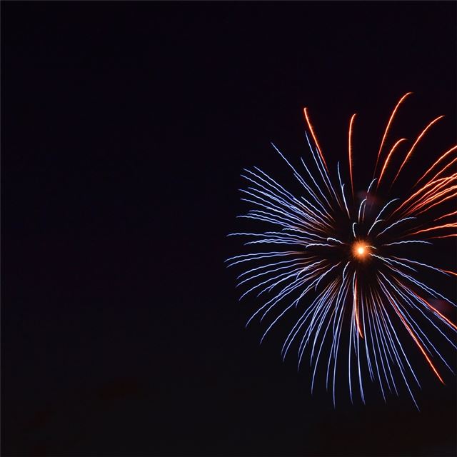 2048x2048 fireworks flare up - photography iPad Air Wallpaper