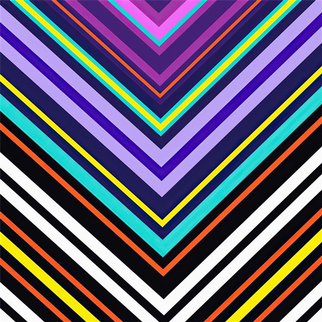 2048x2048 multicolors stripes 4k - digital art iPad Air Wallpaper
