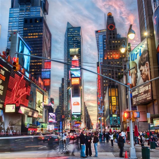 2048x2048 New York City Travel - light iPad Air Wallpaper