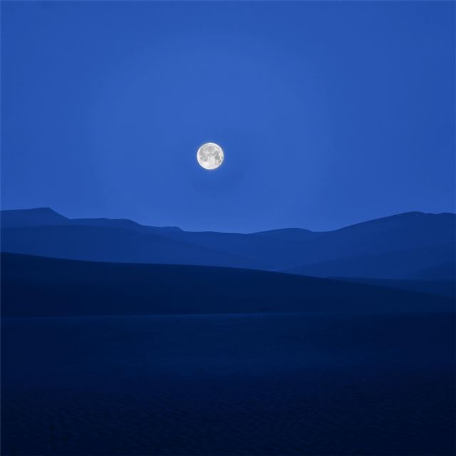 2048x2048 moon night outer space 5k - moon iPad Air Wallpaper