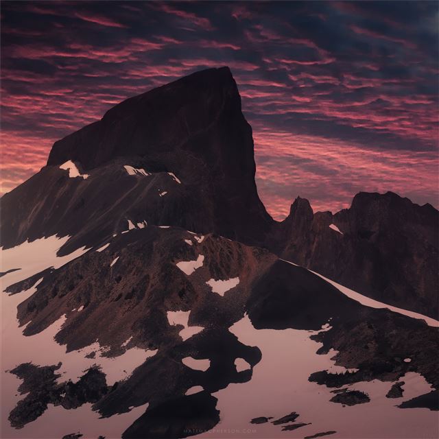 2048x2048 black tusk at garabaldi lake 5k - lake iPad Air Wallpaper