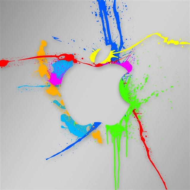 2048x2048 Paint Splash Apple -  iPad Air Wallpaper