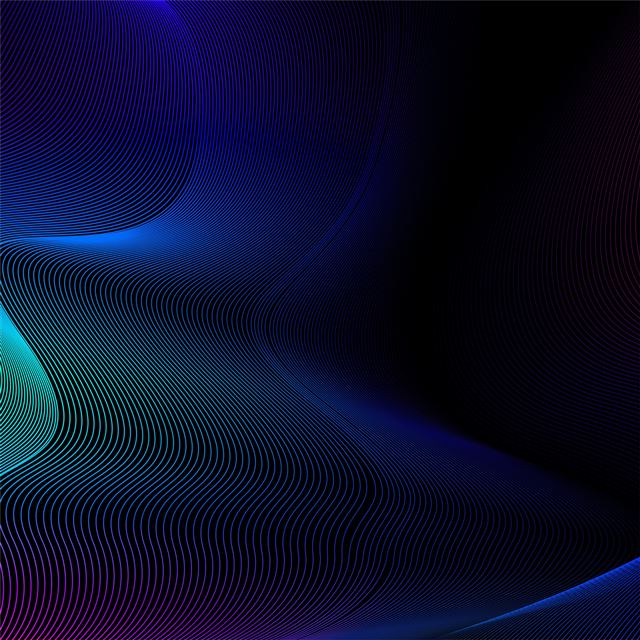 2048x2048 lights waves 4k - artist iPad Air Wallpaper