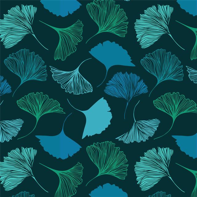 2048x2048 pattern plants abstract 4k - artwork iPad Air Wallpaper