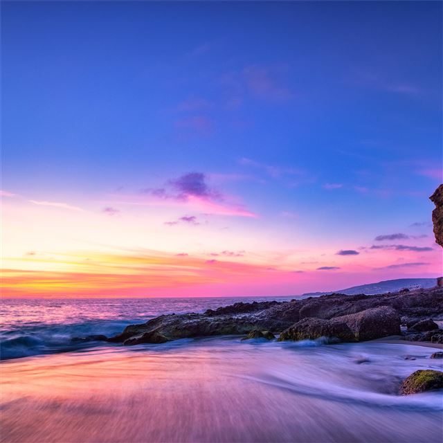 2048x2048 laguna beach seascape long exposure 5k - 5k iPad Air Wallpaper