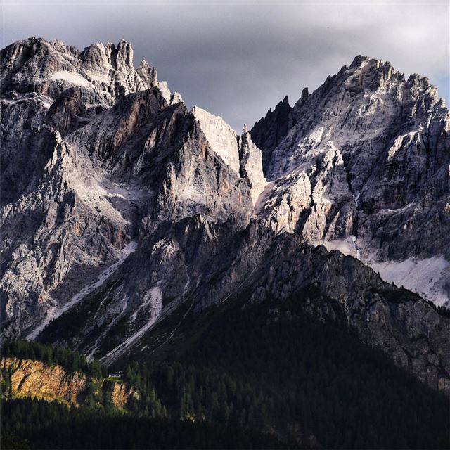 2048x2048 dolomite mountains italy 4k - landscape iPad Air Wallpaper