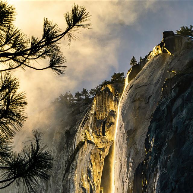 2048x2048 golden state yosemite national park 4k - national park iPad Air Wallpaper