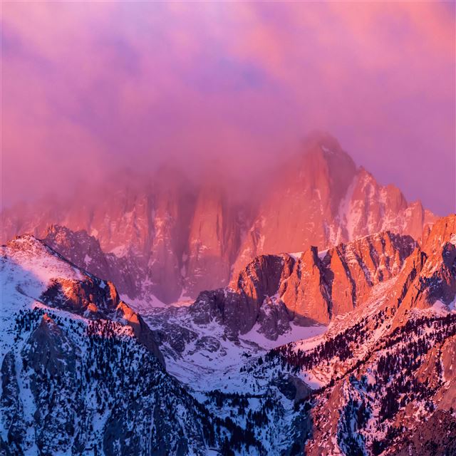 2048x2048 mount whitney in california - 5k iPad Air Wallpaper