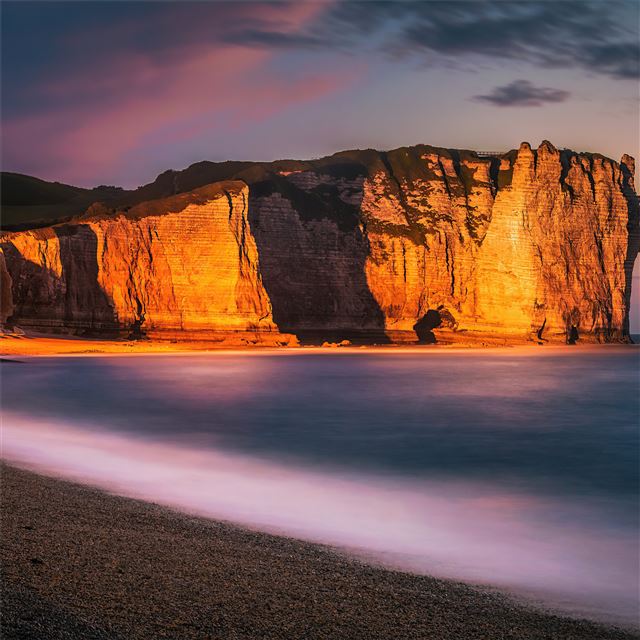 2048x2048 etretat cliff 8k - 8k iPad Air Wallpaper