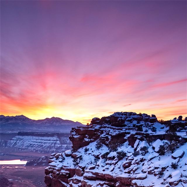 2048x2048 utah desert 4k - desert iPad Air Wallpaper